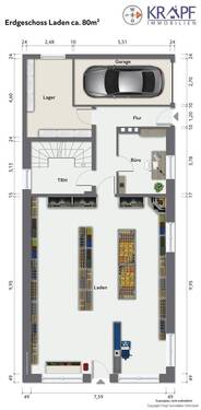 Erdgeschoss Geschäft - 