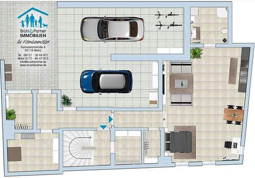 EG mit Einliegerwohnung - 