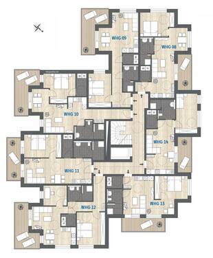 Haus I - Obergeschoss - 2 Zimmer Etagenwohnung in Werlte