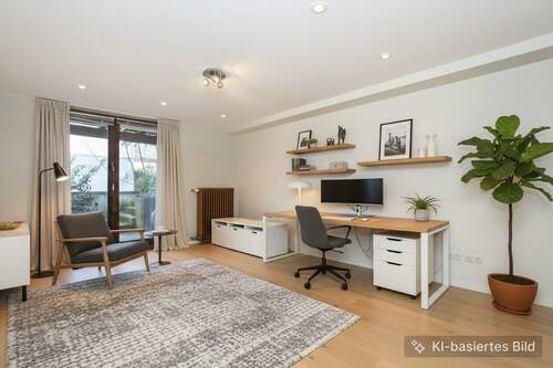 Arbeitszimmer UG visualisiert - 