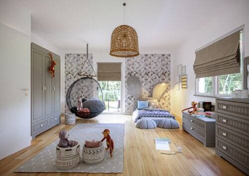 Modernes Kinderzimmer-Design - 4 Zimmer Doppelhaushälfte in Plankstadt