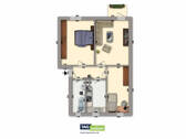 Grundriss - 3 Zimmer Etagenwohnung in Nordhausen