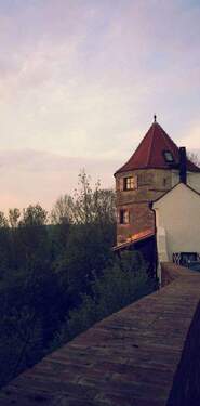 Abend Dämmerung - Einzigartiger historischer Turm! Seltenes Liebhaberobjekt mit spektakulärer Aussicht!