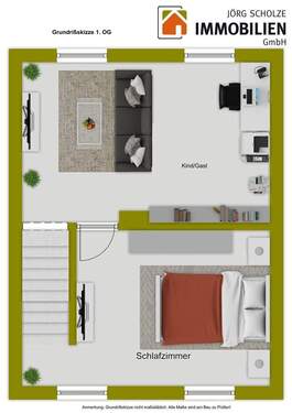 Grundrißskizze OG - 