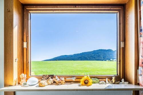 Ausblick Wohnzimmer - 9 Zimmer Mehrfamilienhaus, Wohnhaus in Halblech / Unterreithen