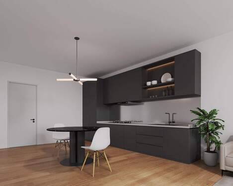 Küche - Etagenwohnung mit 47,80 m&sup2; in Berlin zum Kaufen