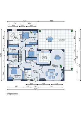 Möbliervorschlag Wohnhaus - 