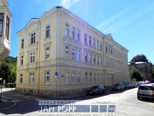 Ansicht straßenseitig - 4-Raumwohnung in der Greizer Neustadt