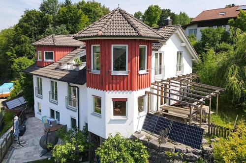 Objektbild - . Unverbaubare Alpensicht . Grandioses Domizil mit Lift, Pool und nur 15 Km zum Bodensee