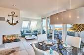 Wohnzimmer - 4 Zimmer Etagenwohnung zum Kaufen in Hörnum (Sylt)