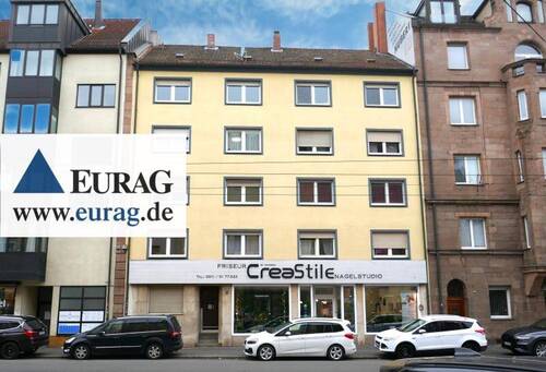 Ansicht - N-Steinbühl: Mehrfamilienhaus mit 9 Wohnungen + 1 Gewerbe