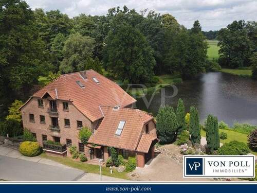 Neues Titelbild m. Balken - Stilvolles Landanwesen mit eigenem Mühlenteich. **Turbine zur Stromversorgung on top**