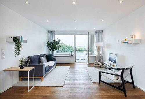 Wohnzimmer - Traumhafte 3-Zimmer-Wohnung am Fuße des Mariahilfbergs in Amberg