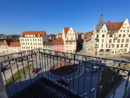 Blick vom Balkon - Großzügige Altbauwohnung im Stadtzentrum!