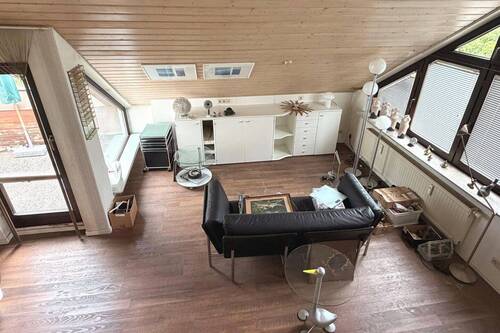 Wohnzimmer - Etagenwohnung mit 48,80 m&sup2; in Stuttgart zum Kaufen