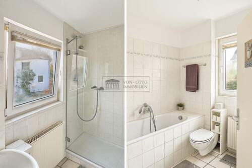 Modernes Badezimmer mit eleganten Details - 