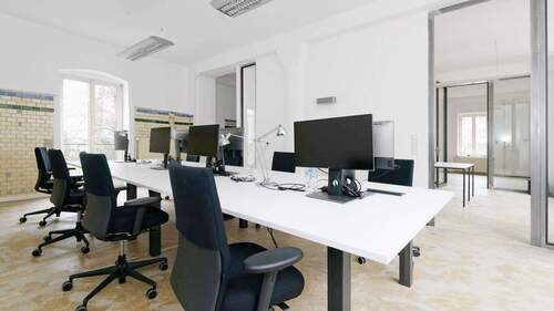 Coworking - Möblierte Arbeitsplätze in schöner Loft Büroetage in Kreuzberg - All-in-Miete