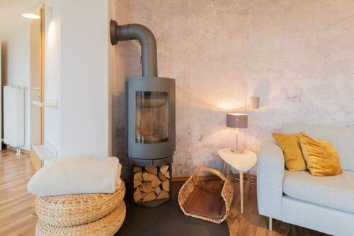 Drehbarer Kaminofen - 4 Zimmer Einfamilienhaus in Lütau