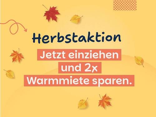 Im Herbst umziehen und 2x Miete sparen - Nachmieter gesucht kleine Wohnung mit Balkon