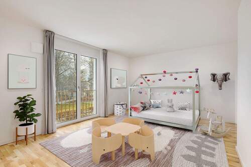Kinderzimmer - Etagenwohnung mit 122,60 m&sup2; in Landsberg am Lech zum Kaufen