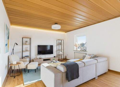 Wohnzimmer KI - 2 Zimmer Etagenwohnung zum Kaufen in Stegaurach / Debring