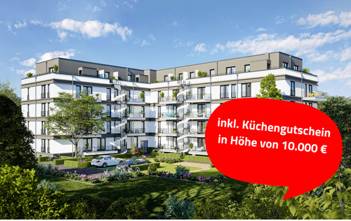 Interior Wohn- und Essbereich - Moderne Dachgeschosswohnung mit umliegender Terrasse