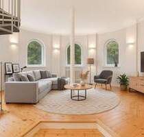 Hochwertig renovierte DG-Maisonette | Turmzimmer | Dachterrasse | Stellplatz - Berlin Zehlendorf