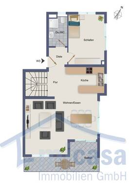 Wohnung-Nr. 3-1 - 