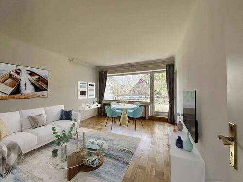 Wohn- und Essbereich - Strandnahe 2-Zimmer-Wohnung mit Balkon & Stellplatz in Timmendorfer Strand