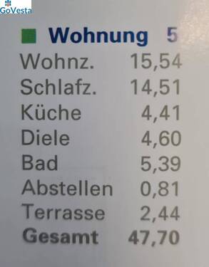Wohnfläche - 