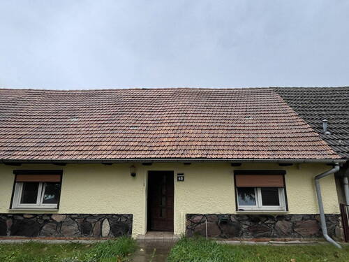 Hausansicht Straße - Gemütliches Haus im Spreewald mit Garage - Handwerkerobjekt