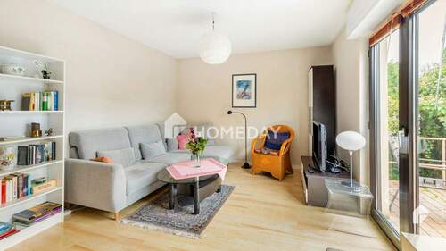 Wohnzimmer 2 - Mehrfamilienhaus, Wohnhaus mit 184,00 m² in Rheinstetten zum Kaufen