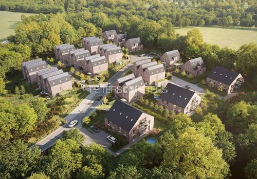 Quartier Eichenrund Visu - + Grün. Ruhig. Zuhause. - Reihenmittelhaus in Hamburgs Norden +