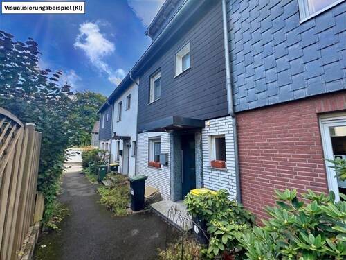Außenansicht - Klein aber fein - Reihenmittelhaus in beliebter Lage von Mülheim