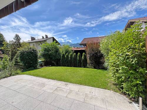 Süd-Terrasse mit Garten - Reihenendhaus mit 120,00 m&sup2; in Garmisch-Partenkirchen zum Kaufen