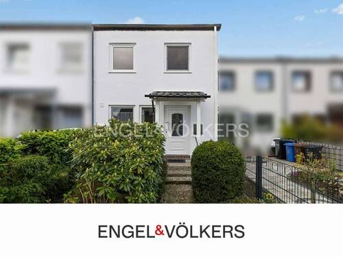 Titelbild mit Logo - Familienfreundliches Reihenhaus mit Keller