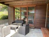 Wohnung 3: teilüberdachte Terrasse nach Westen - 