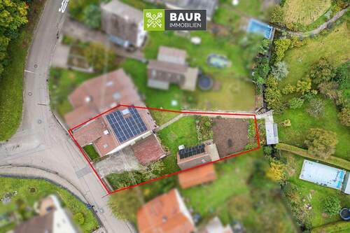 Vogelperspektive_bearb_web - 8 Zimmer Mehrfamilienhaus, Wohnhaus zum Kaufen in Nersingen