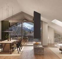 Luxuriöse Dachgeschosswohnung im Garmischer Zentrum- mit freier Raumgestaltung - Garmisch-Partenkirchen