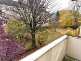 Blick von ihrem Balkon - 