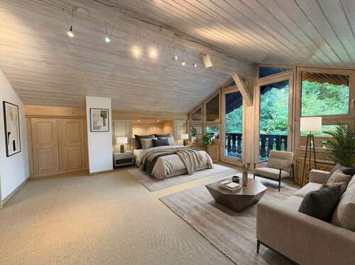 Schlafzimmer (Dachgeschoss, Visualisierung) - 