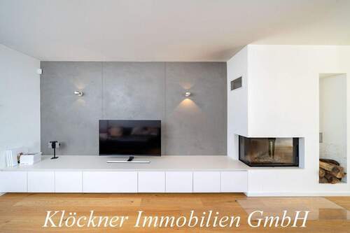 Wohnbereich mit Kamin - 