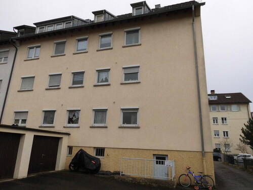 Rückansicht - 2 Zimmer Mehrfamilienhaus, Wohnhaus zum Kaufen in Stuttgart