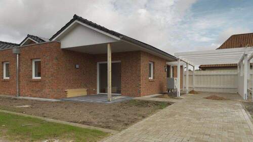 Straßenansicht - Keine Käuferprovision - seniorengerechte Doppelhaushälfte in Werlte