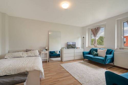 Wohnzimmer - Charmantes Investment, gut vermietete 1-Zimmer-Wohnung in Humboldt-Gremberg