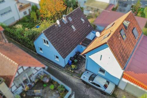 Straßenansicht (Luftbild) - Einfamilienhaus mit 108,00 m&sup2; in Groß-Umstadt zum Kaufen