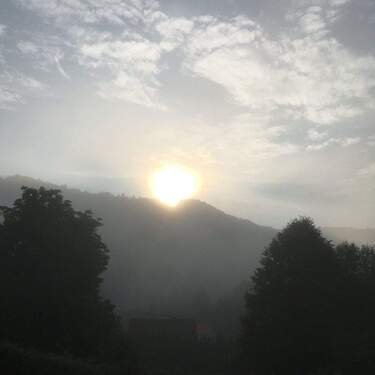 Aussicht SO - 5 Zimmer Bauernhaus, Landhaus in Vorra