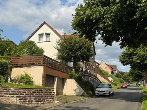 Außenansicht - *Kleine, feine Doppelhaushälfte mit Garten und Doppelgarage in beliebter Wohngegend in Osterode*
