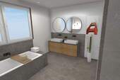 Visualisierung elegantes Bad - 