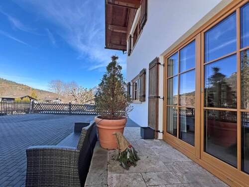 Westterrasse Zugang vom Wohnzimmer - 